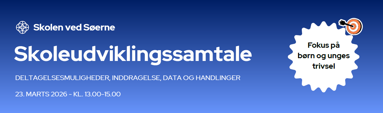 Deltagelsesmuligheder, inddragelse, data og handlinger, 23. marts 2026 - kl. 13 -15. Fokus på børn og unges trivsel.